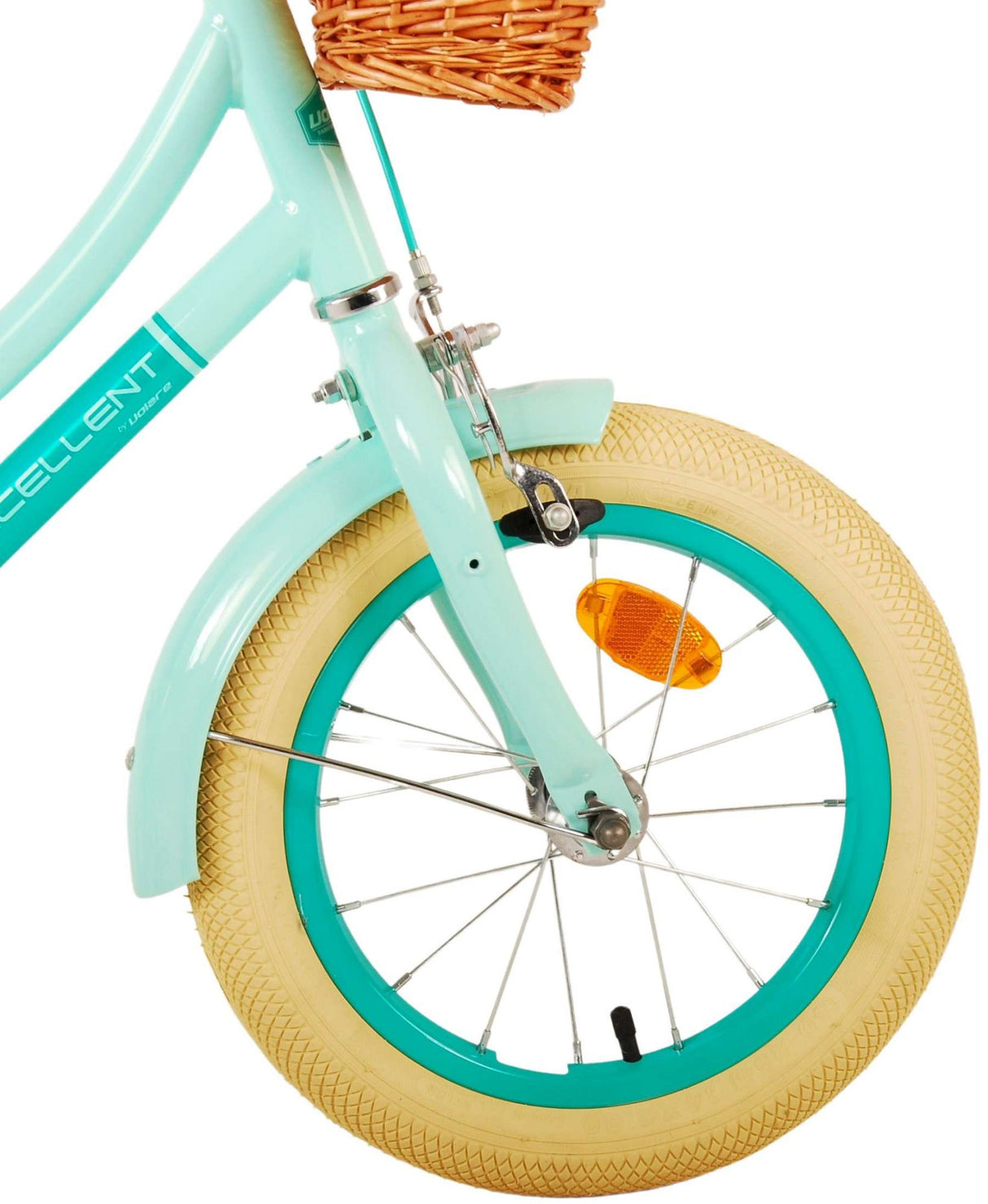 Volare Excellent Kinderfahrrad - Mädchen - 14 Zoll - Grün
