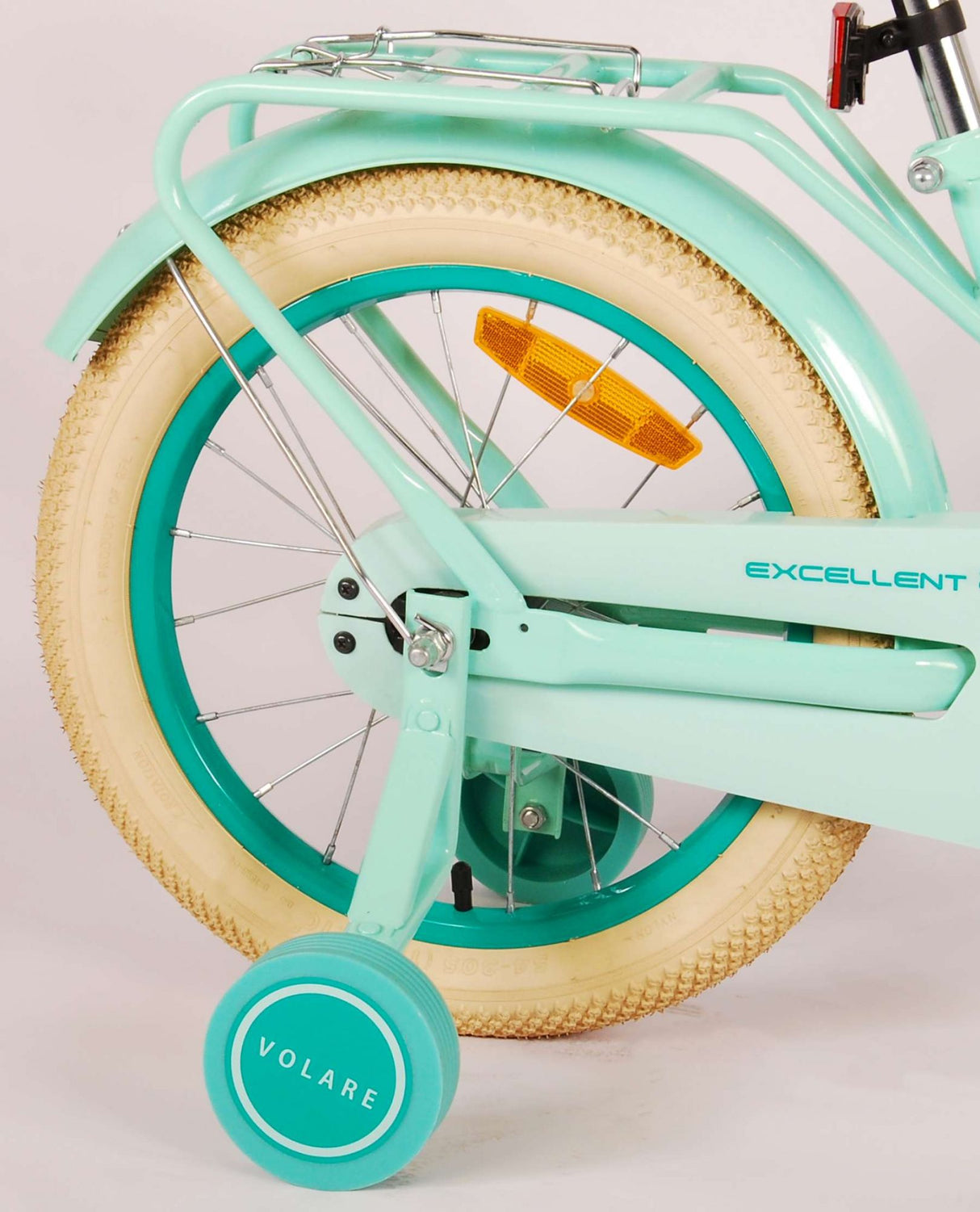 Volare Excellent Kinderfahrrad - Mädchen - 16 Zoll - Grün - 95% montiert