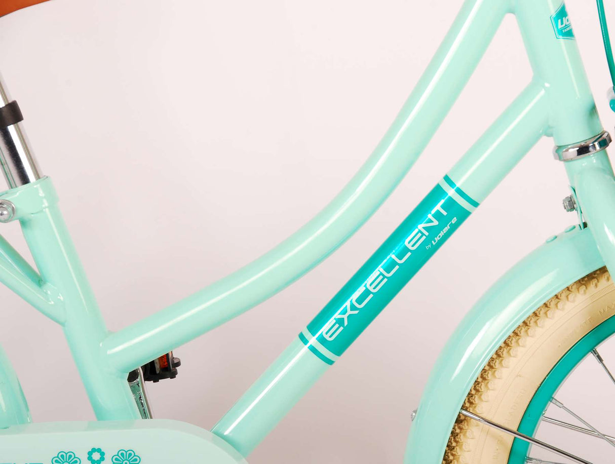 Volare Excellent Kinderfahrrad - Mädchen - 16 Zoll - Grün - 95% montiert