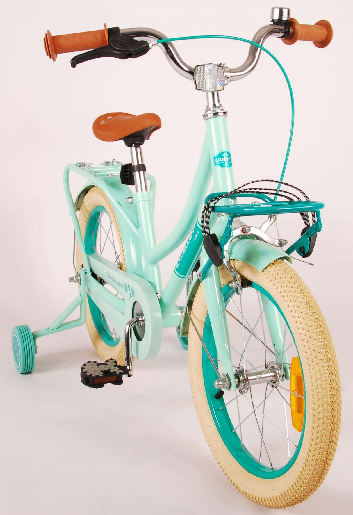 Volare Excellent Kinderfahrrad - Mädchen - 16 Zoll - Grün - 95% montiert