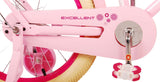 Volare Excellent Kinderfahrrad - Mädchen - 18 Zoll - Pink - 95% montiert