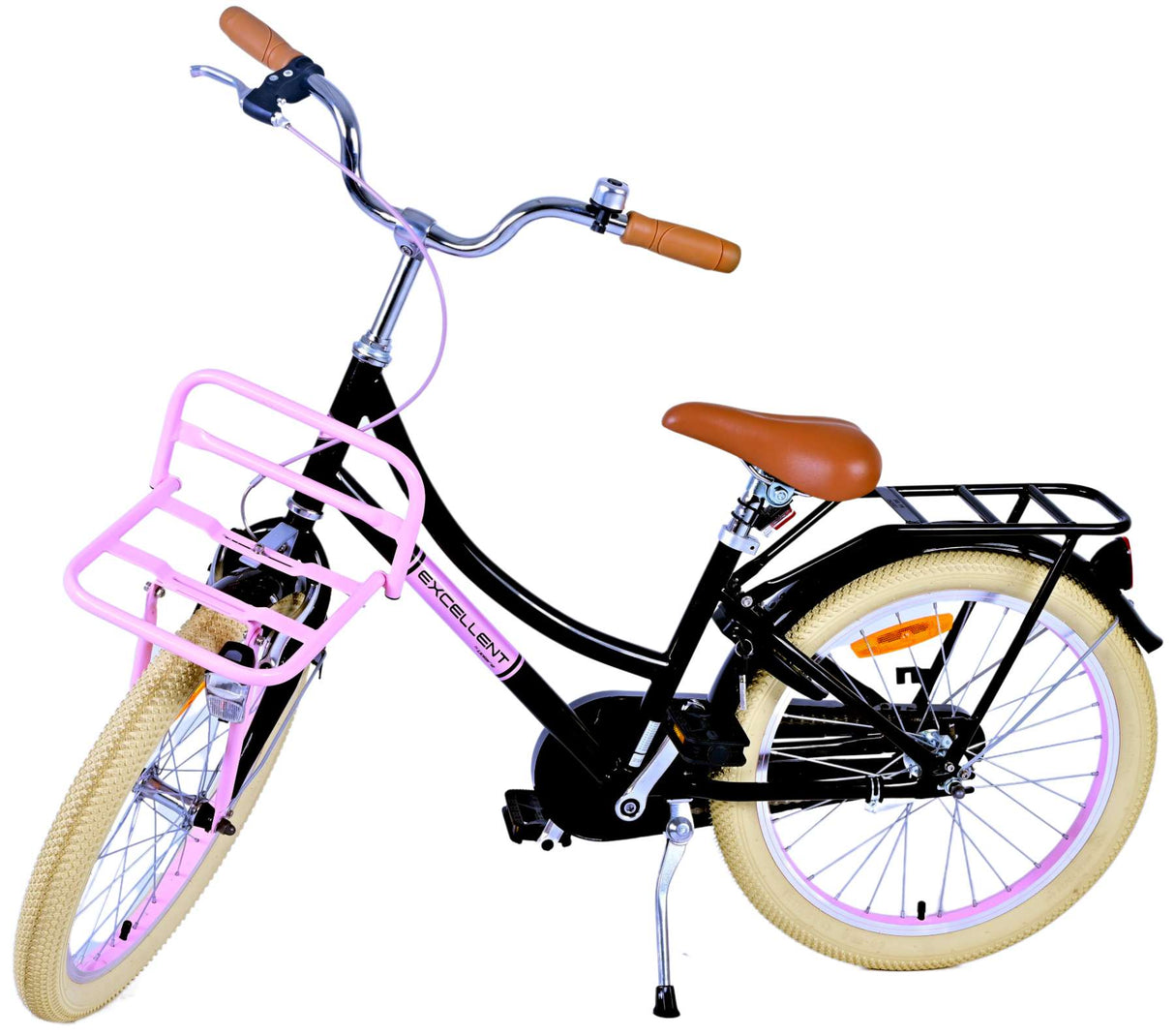 Volare Excellent Kinderfahrrad - Mädchen - 20 Zoll - Schwarz