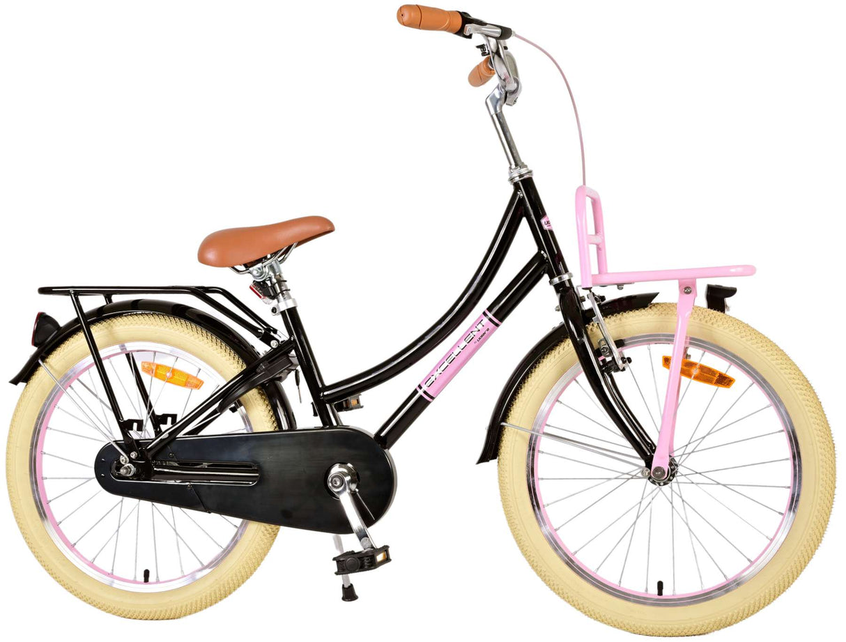 Volare Excellent Kinderfahrrad - Mädchen - 20 Zoll - Schwarz