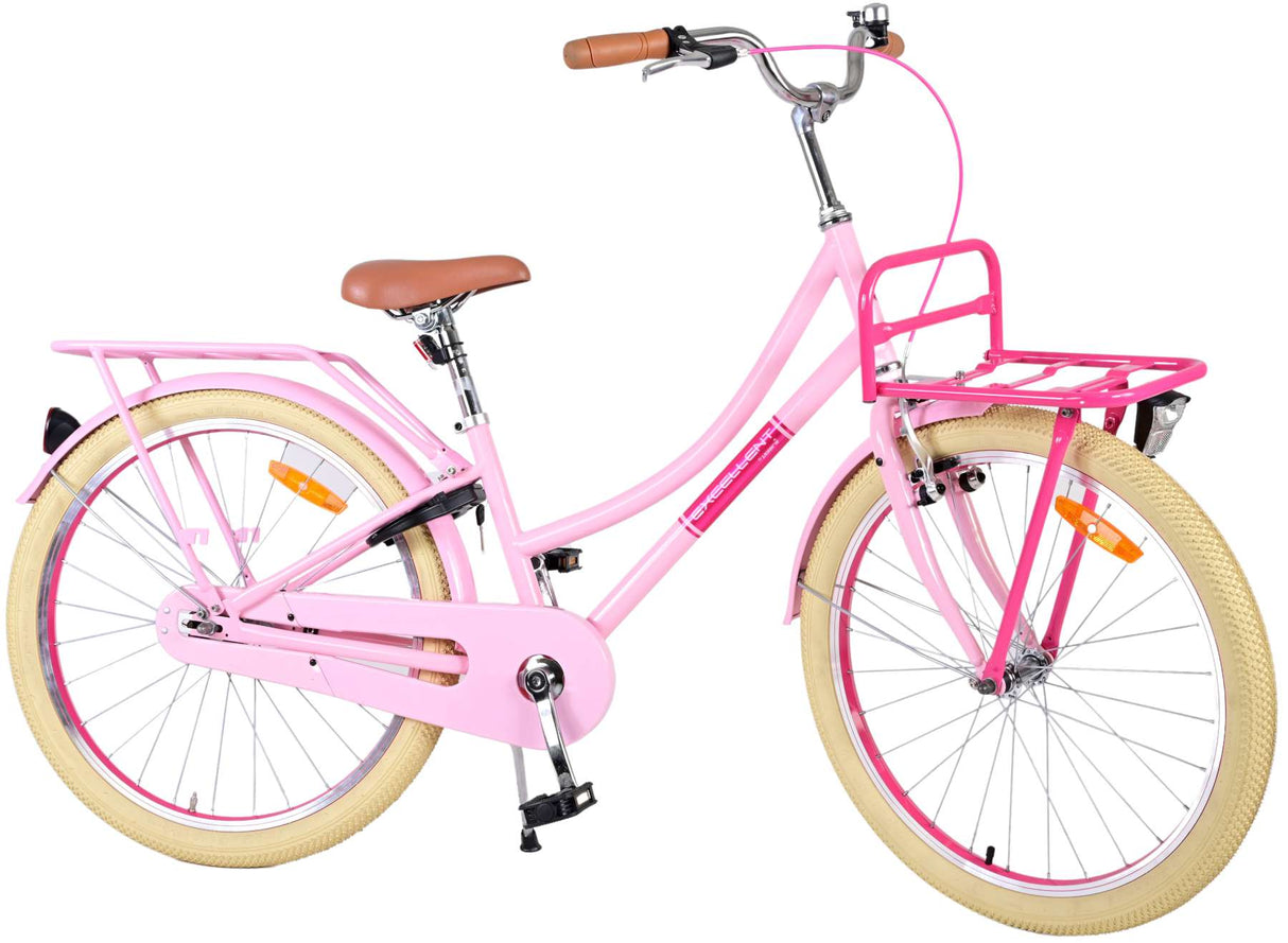 Volare Excellent Kinderfahrrad - Mädchen - 24 Zoll - Rosa