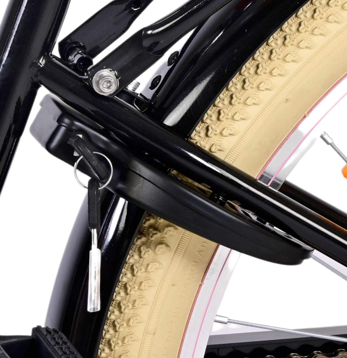 Volare Excellent Kinderfahrrad - Mädchen - 24 Zoll - Schwarz - 3 Gänge