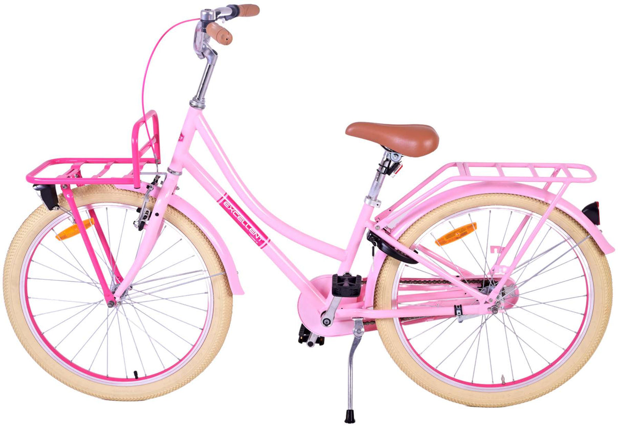 Volare Excellent Kinderfahrrad - Mädchen - 24 Zoll - Rosa