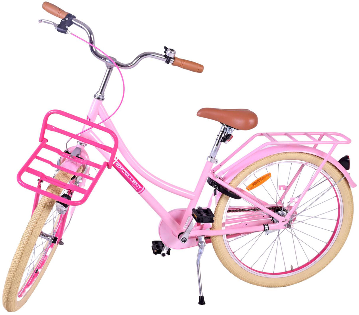 Volare Excellent Kinderfahrrad - Mädchen - 24 Zoll - Rosa
