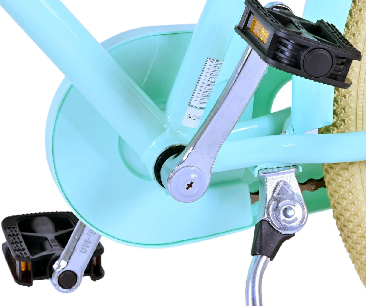 Volare Excellent Kinderfahrrad - Mädchen - 24 Zoll - Grün - Zwei Handbremsen