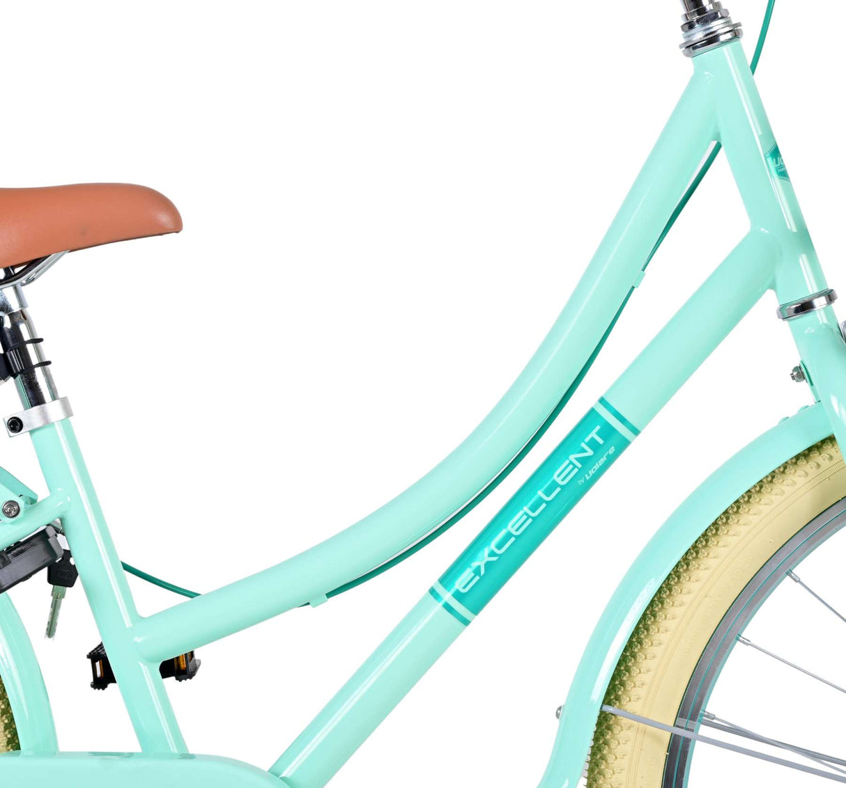 Volare Excellent Kinderfahrrad - Mädchen - 24 Zoll - Grün - Zwei Handbremsen