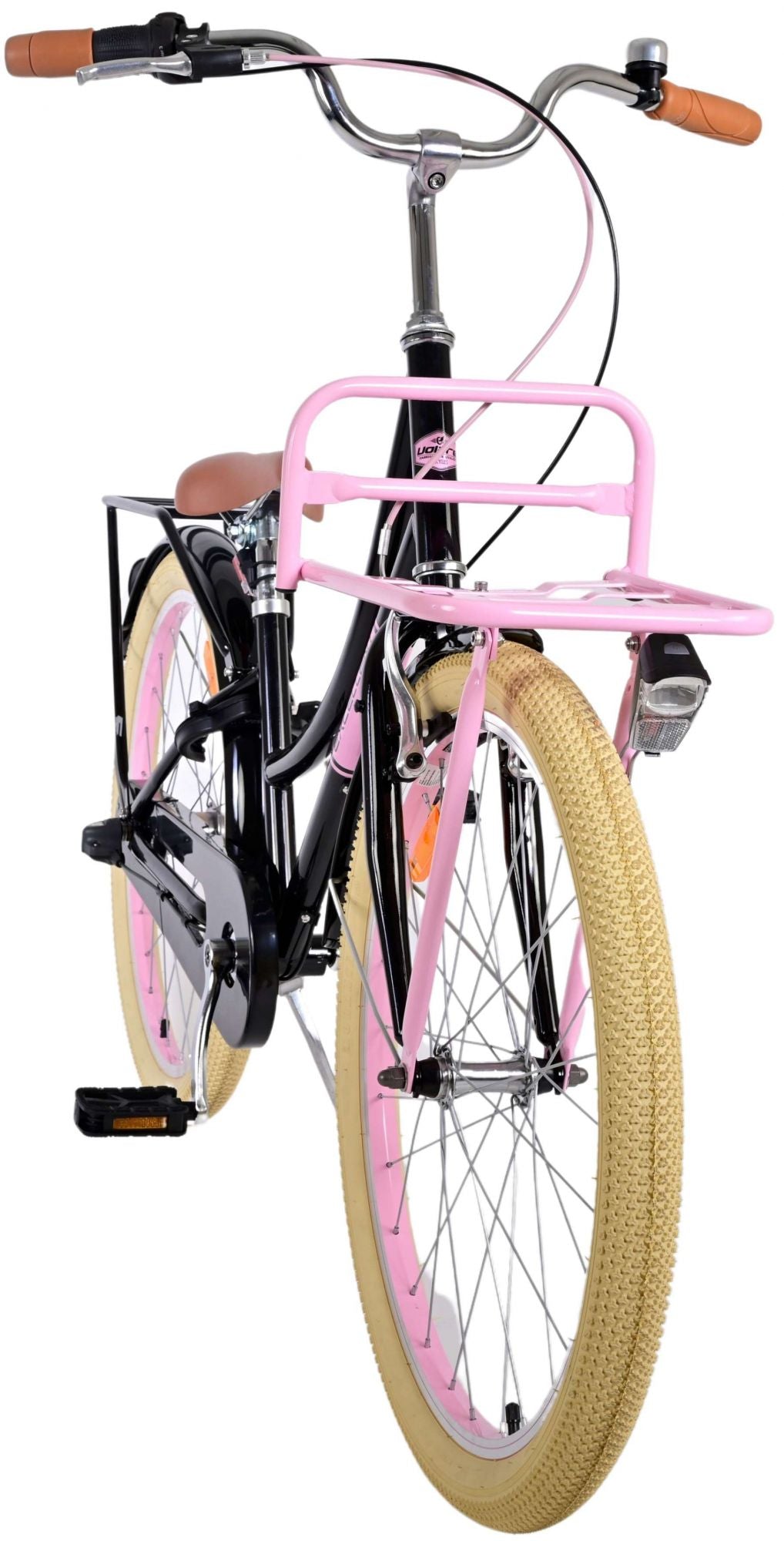 Volare Excellent Kinderfahrrad - Mädchen - 24 Zoll - Schwarz - 3 Gänge