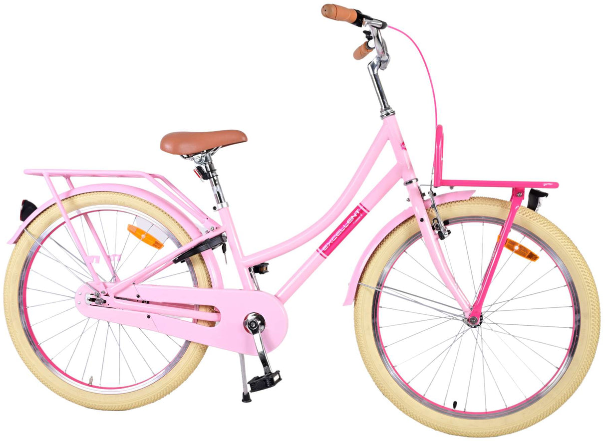 Volare Excellent Kinderfahrrad - Mädchen - 24 Zoll - Rosa
