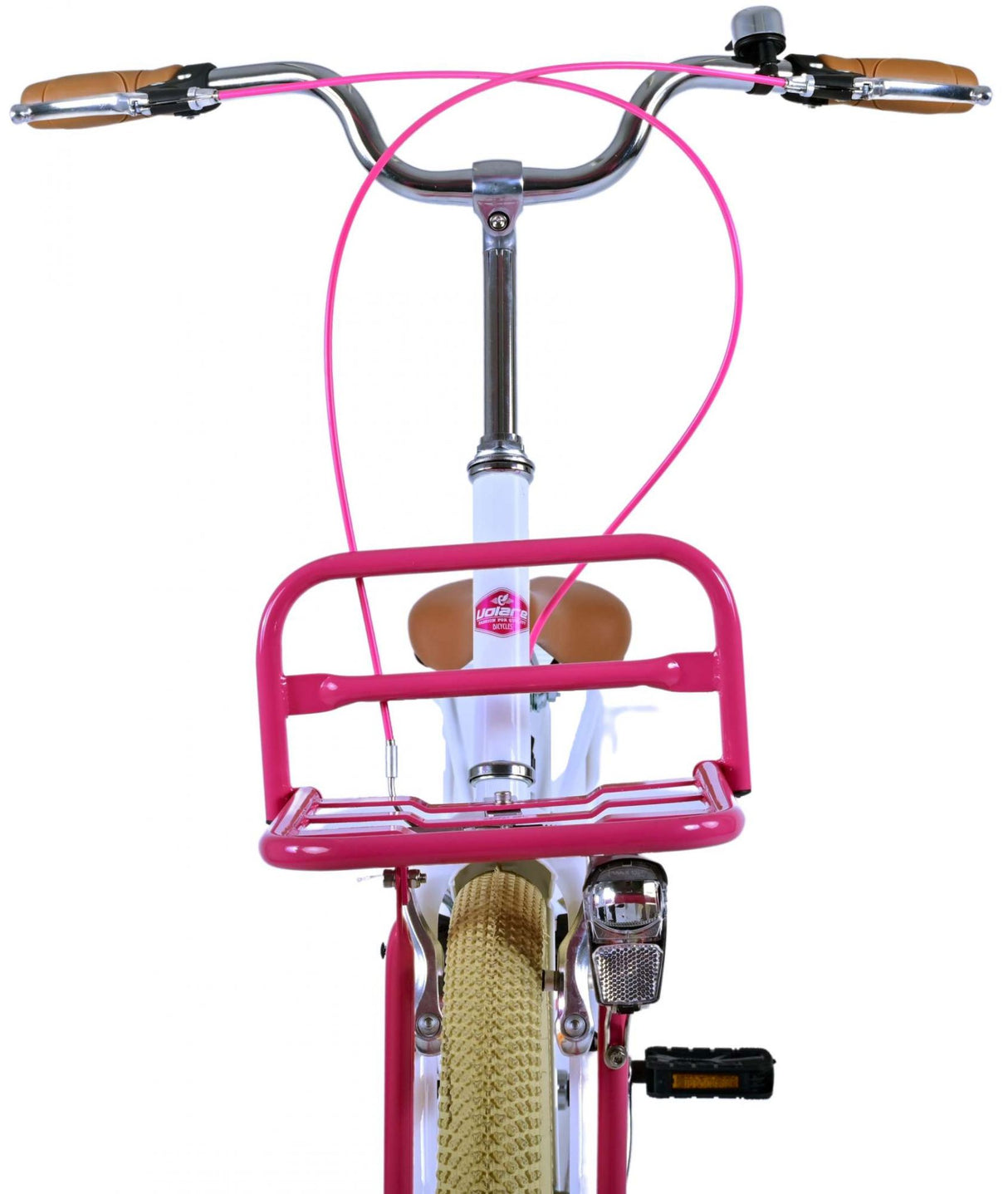 Volare Excellent Kinderfahrrad - Mädchen - 26 Zoll - Weiß - Zweihandbremsen