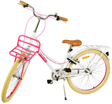 Volare Excellent Kinderfahrrad - Mädchen - 26 Zoll - Weiß - Zweihandbremsen