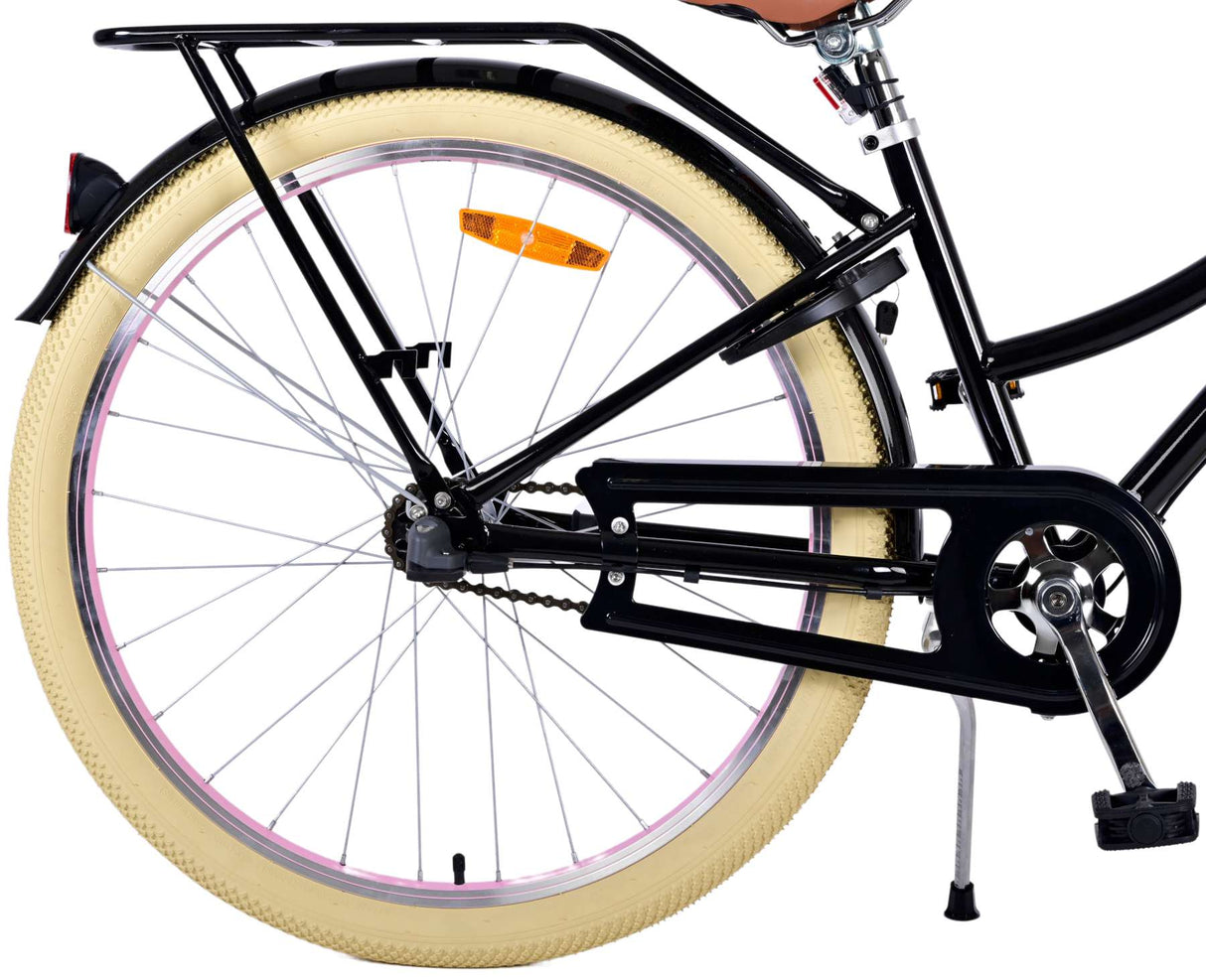 Volare Excellent Kinderfahrrad - Mädchen - 26 Zoll - Schwarz - Shimano Nexus 3 Gänge