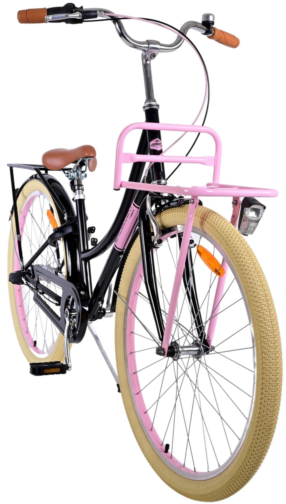 Volare Excellent Kinderfahrrad - Mädchen - 26 Zoll - Schwarz - Shimano Nexus 3 Gänge