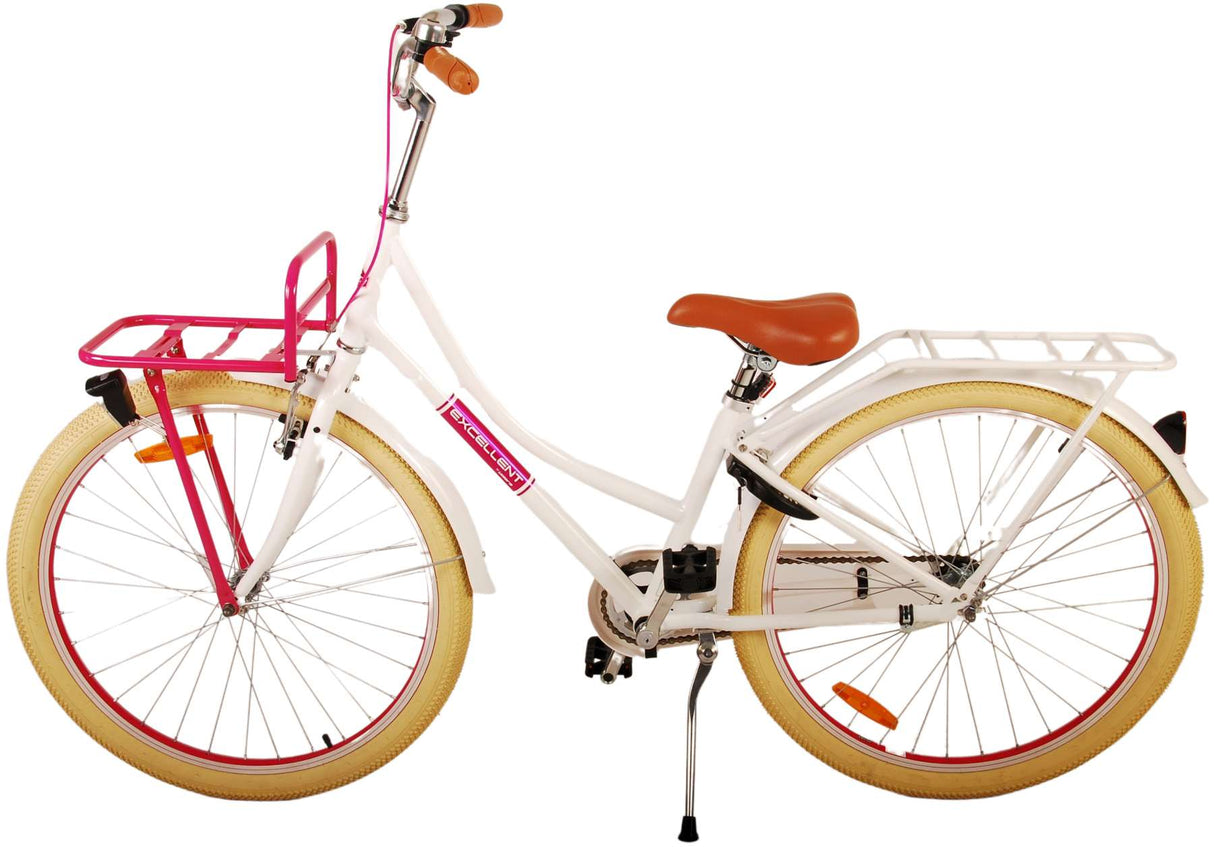 Volare Excellent Kinderfahrrad - Mädchen - 26 Zoll - Weiß