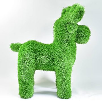 Aniplants Grasfigur Elch 70 cm Seitenansicht