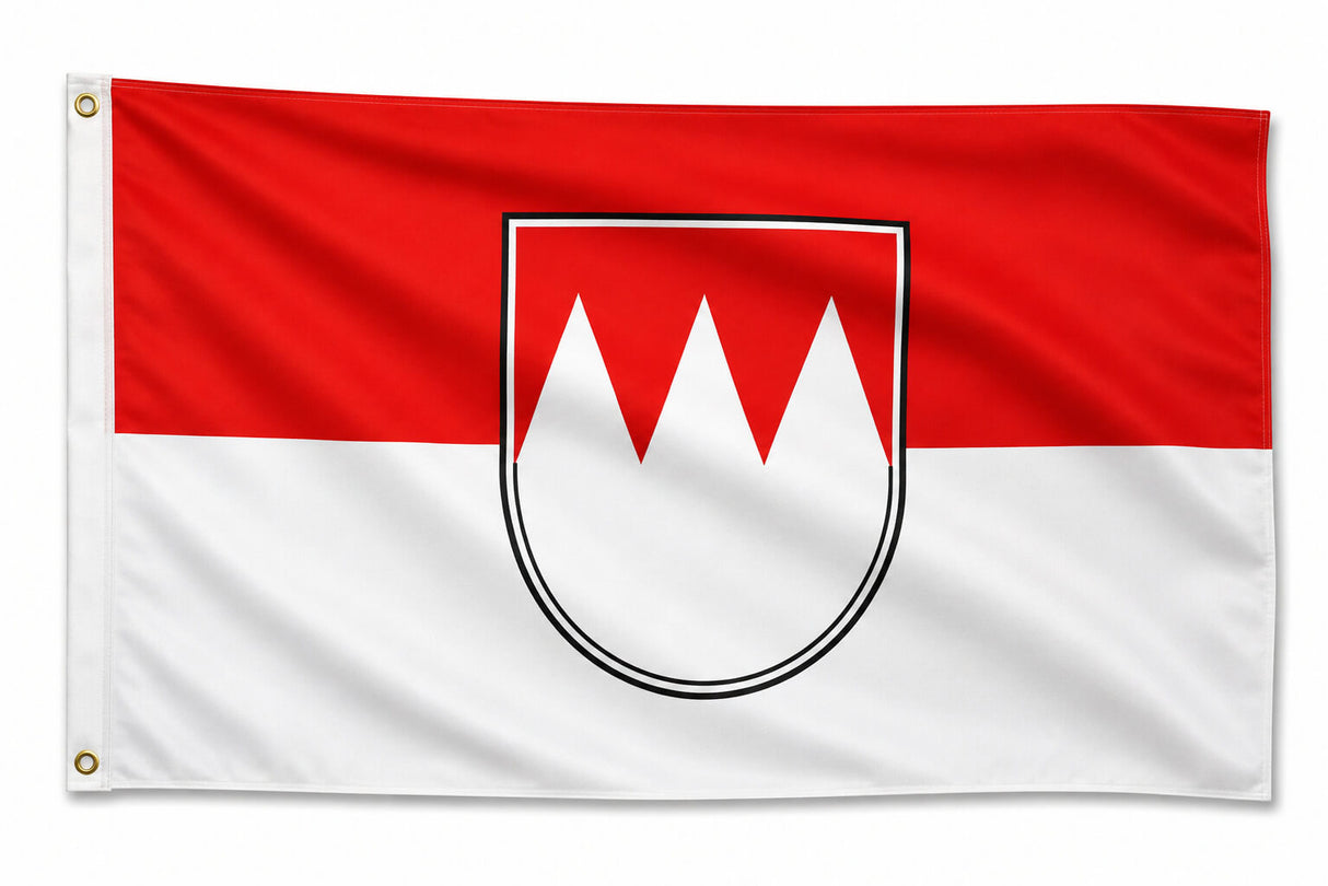 XXL Flagge Franken 250 x 150 cm Fahne mit 3 Ösen 100g/m² Stoffgewicht Hissflagge Hiss