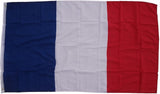 XXL Flagge Frankreich 250 x 150 cm Fahne mit 2 Ösen 100g/m² Stoffgewicht Hissflagge