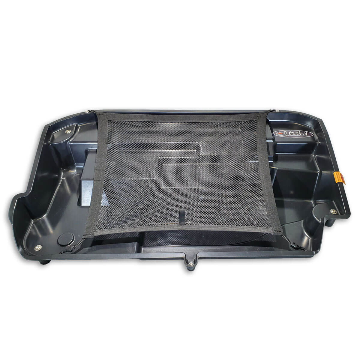 Nachrüstbarer Frunk für MG4 Electric inkl. Gepäcknetz – Kofferraum-Erweiterung vorne | zusätzlicher Stauraum im Motorraum | einfache Montage