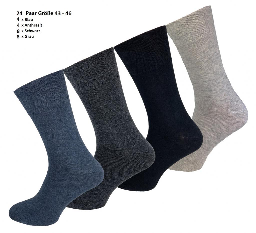 Garcia Pescara 24 Paar Basic Socken MEHRFARBIG Größe 43-46 Strümpfe aus Baumwolle