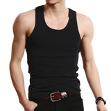 4 x Herren Feinripp Unterhemd Tank Top schwarz & weiß - Gr. S-3XL von Garcia Pescara aus Baumwolle