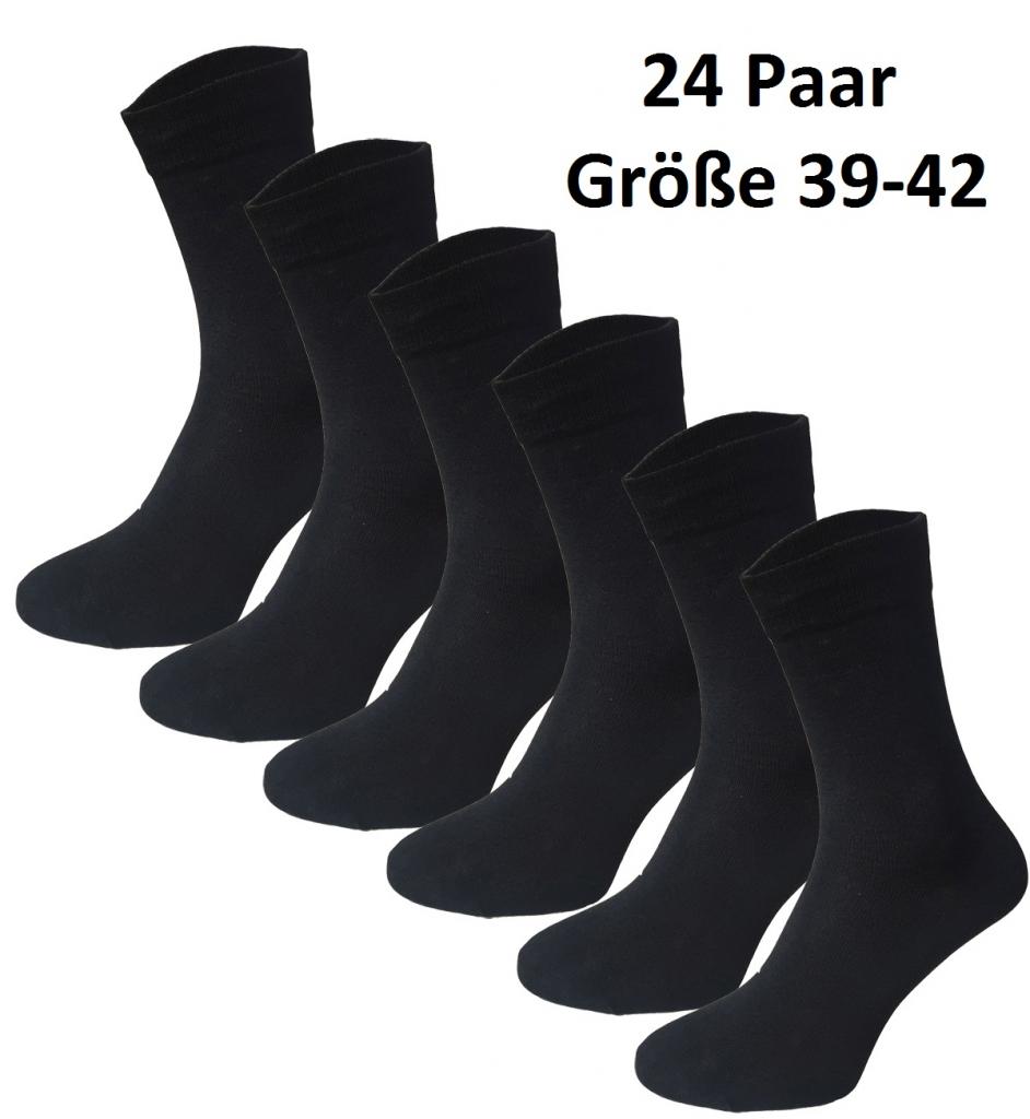 Garcia Pescara 24 Paar Classic Socken schwarz Größe 39-42 Strümpfe aus Baumwolle