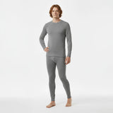 Verpackung: Gaubert Thermo Unterwäsche Set für Herren – in wiederverschließbarem Beutel mit Merino-Wollanteil