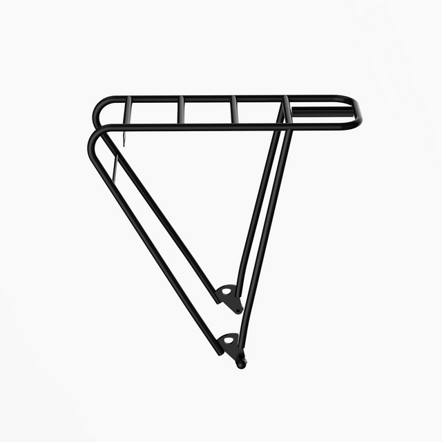 Seitliche Profilansicht Urtopia Carbon One Gepäckträger – stabile Triangel-Konstruktion, Fahrrad Heckträger