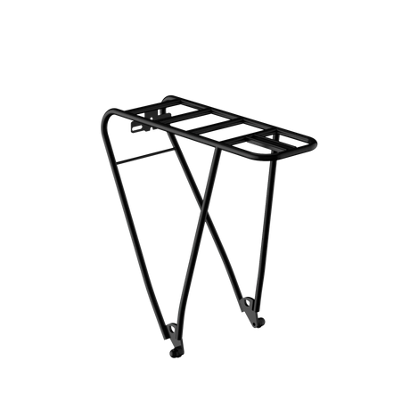 Urtopia Carbon One Gepäckträger freigestellt – aerodynamisches V-Design, Aluminium, ideal für Packtaschen