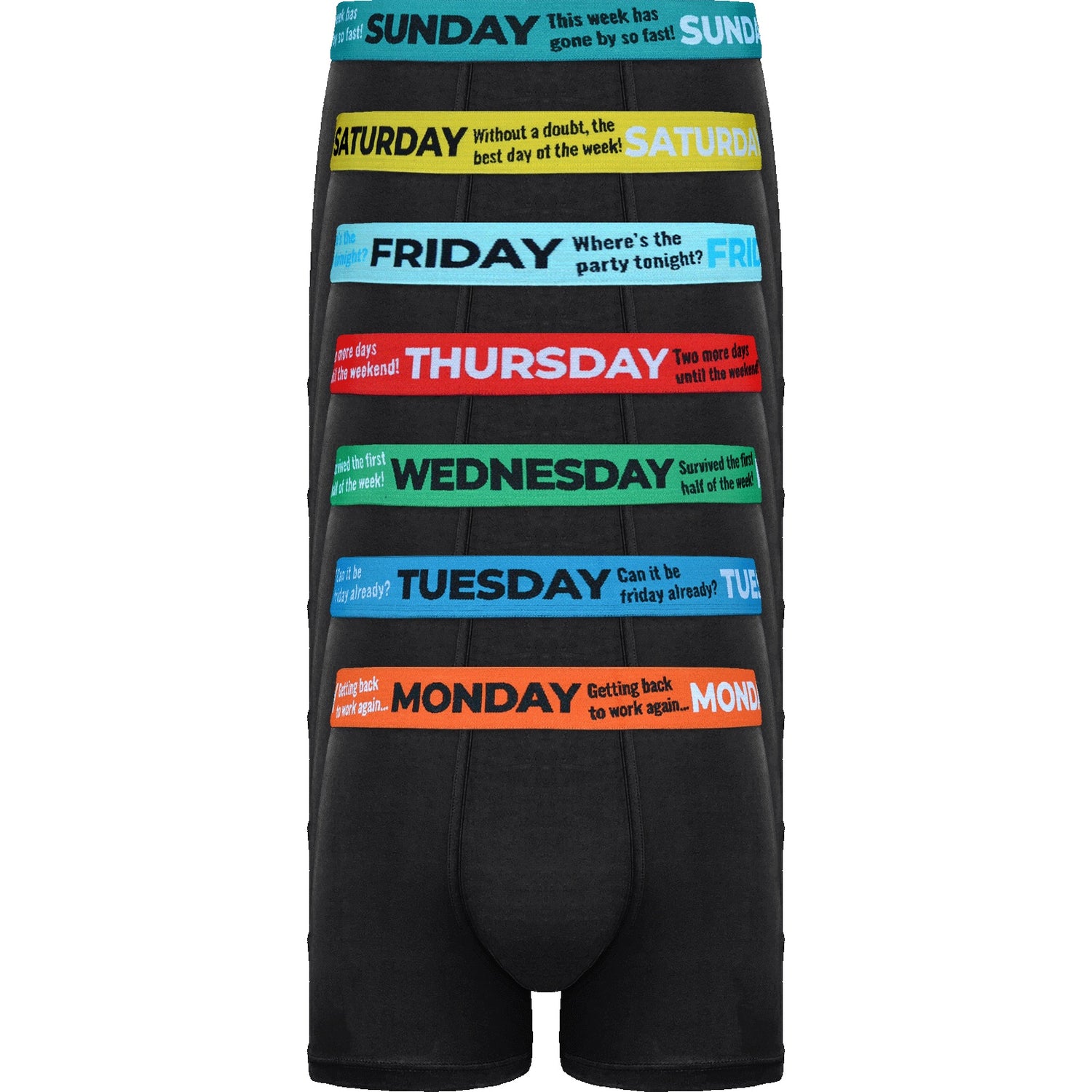 GAINVAGLIA Boxershorts übereinander aufgereiht