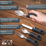 Dummy - GoldenEra biegsames Essbesteck Supergrip Biegbar für Senioren mit extra großen Griffen