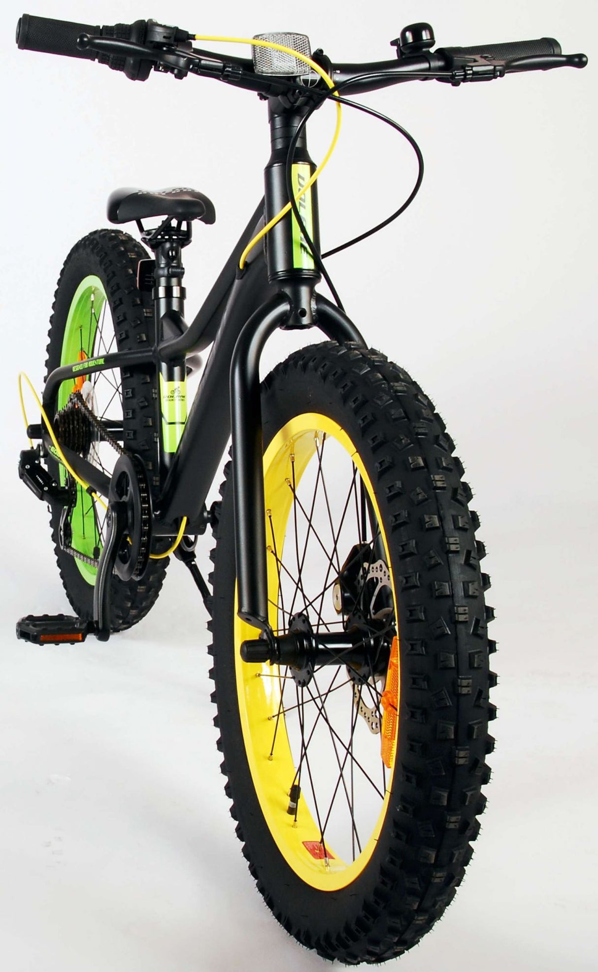 Volare Gradient Kinderfahrrad - Jungen - 20 Zoll - Schwarz Gelb Grün - 6-Gang - Prime Collection