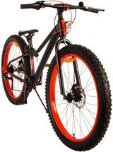Volare Gradient Kinderfahrrad - Jungen - 26 Zoll - Schwarz Orange - 7-Gang - Prime Collection