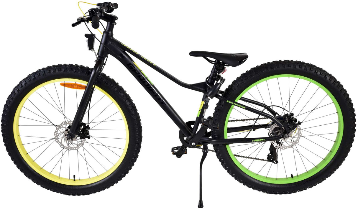 Volare Gradient Kinderfahrrad - Jungen - 26 Zoll - Schwarz Gelb Grün - 7-Gang - Prime Collection
