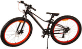 Volare Gradient Kinderfahrrad - Jungen - 26 Zoll - Schwarz Orange - 7-Gang - Prime Collection