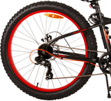 Volare Gradient Kinderfahrrad - Jungen - 26 Zoll - Schwarz Orange - 7-Gang - Prime Collection