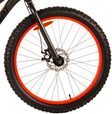 Volare Gradient Kinderfahrrad - Jungen - 26 Zoll - Schwarz Orange - 7-Gang - Prime Collection