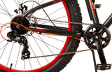 Volare Gradient Kinderfahrrad - Jungen - 26 Zoll - Schwarz Orange - 7-Gang - Prime Collection