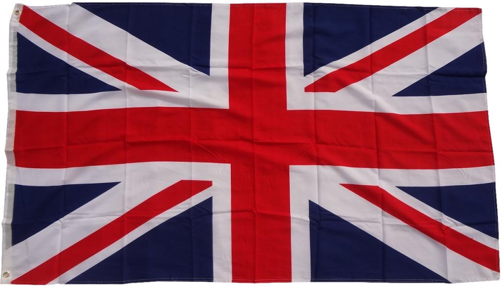 Flagge Grossbritannien / Union Jack 90 x 150 cm Fahne mit 2 Ösen 100g/m² Stoffgewicht