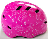 Volare Fahrrad/Skate Helm Rosa - Authentischer Stil und optimale Funktionen für sportliche Skater! Kopfumfang 55-57 cm, TÜV/GS geprüft