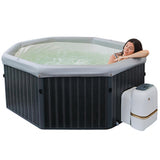 MSpa PureHaven aufblasbarer Whirlpool TUSKANY 193x193x76 cm für 6 Personen selbstreinigend inkl. Filterkatuschen und Abdeckung Leergewicht 24 kg