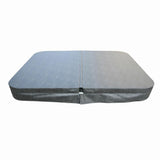 PureHaven Thermoabdeckung 230x230 cm verschließbar mit Schnallen windsicher perfektes Ablaufsystem für Regen und Schnee faltbar in der Mitte