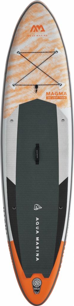 Aqua Marina All-Around SUP Board 340x84cm Reißverschlussrucksack Double Action-Pumpe LIQUID AIR Paddel Einschub-Mittelfinne Sicherheitsleine Orange