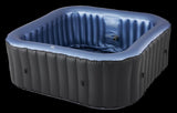 MSpa PureHaven aufblasbarer Whirlpool 158x158x68 cm für 4 Personen selbstreinigend inkl. Filterkatuschen und Abdeckung Leergewicht 24 kg