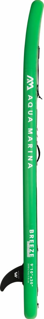Aqua Marina All-Around SUP Board 300x76cm mit Reißverschlussrucksack Double Action-Pumpe LIQUID AIR Paddel Einschub-Mittelfinne Sicherheitsleine Grün