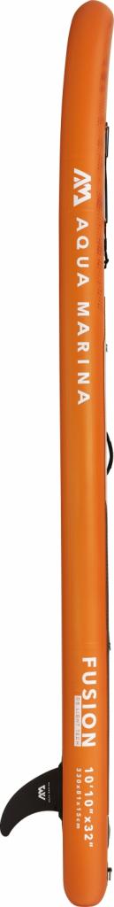 Aqua Marina All-Around SUP Board 330x81cm Reißverschlussrucksack Double Action-Pumpe LIQUID AIR Paddel Einschub-Mittelfinne Sicherheitsleine Orange