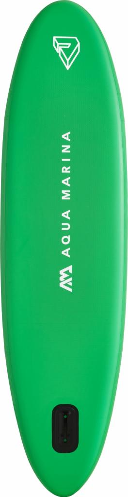 Aqua Marina All-Around SUP Board 300x76cm mit Reißverschlussrucksack Double Action-Pumpe LIQUID AIR Paddel Einschub-Mittelfinne Sicherheitsleine Grün