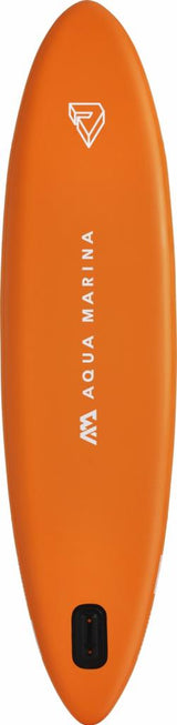 Aqua Marina All-Around SUP Board 330x81cm Reißverschlussrucksack Double Action-Pumpe LIQUID AIR Paddel Einschub-Mittelfinne Sicherheitsleine Orange