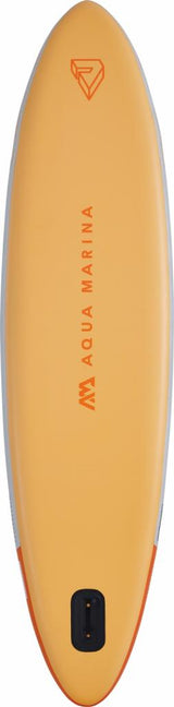 Aqua Marina All-Around SUP Board 340x84cm Reißverschlussrucksack Double Action-Pumpe LIQUID AIR Paddel Einschub-Mittelfinne Sicherheitsleine Orange